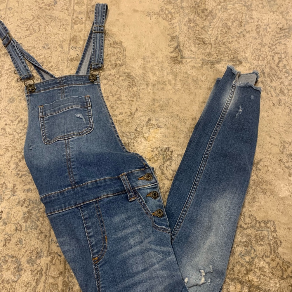 Denim Overalls